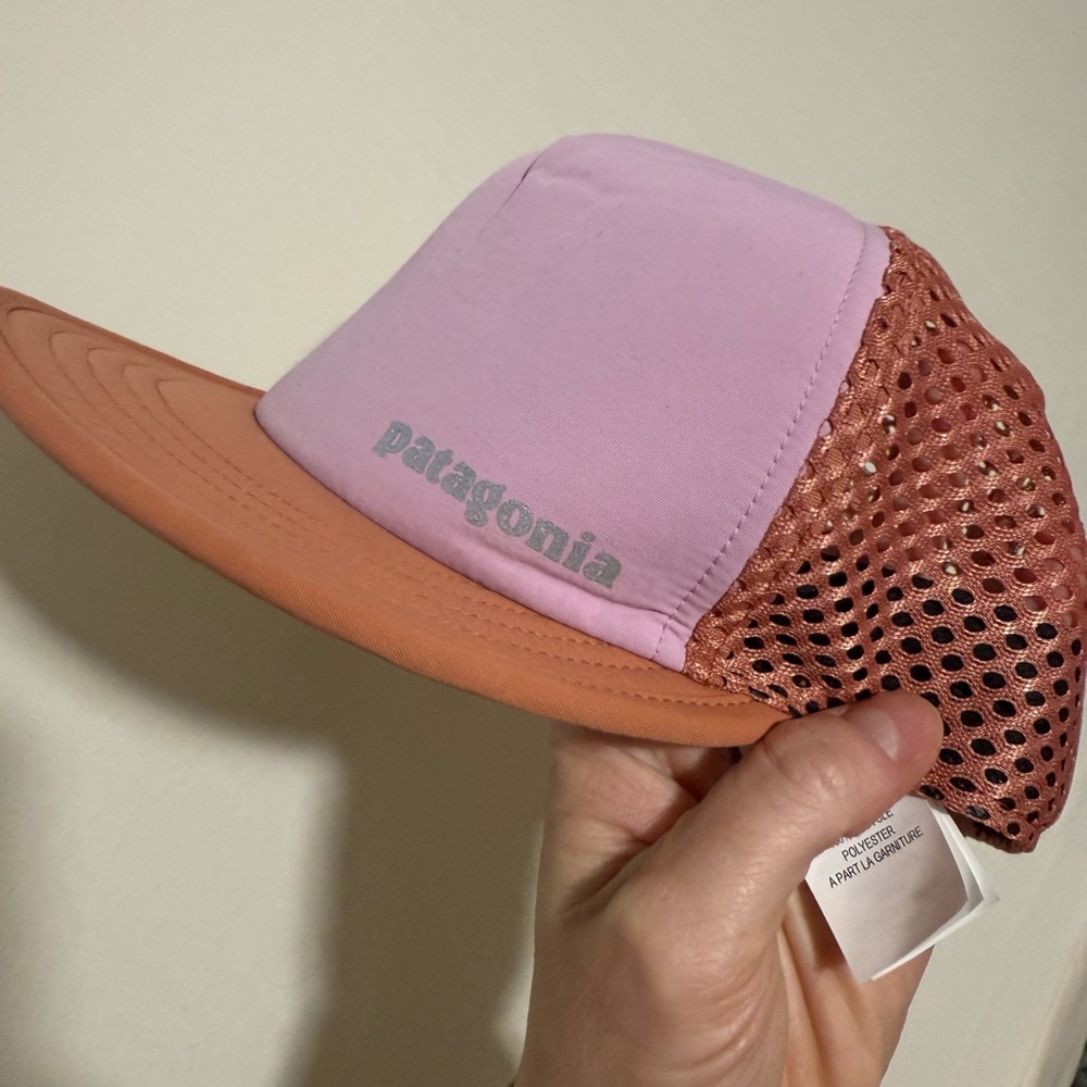 Patagonia Pink and Orange Foam Trucker